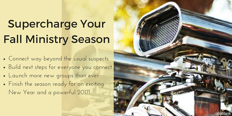 Supercharge Your Fall Ministry Season